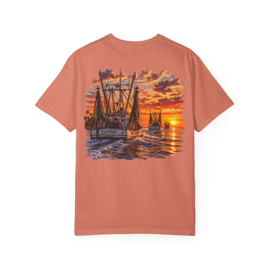 Sawgrass Signature- Shrimp boats at sunset