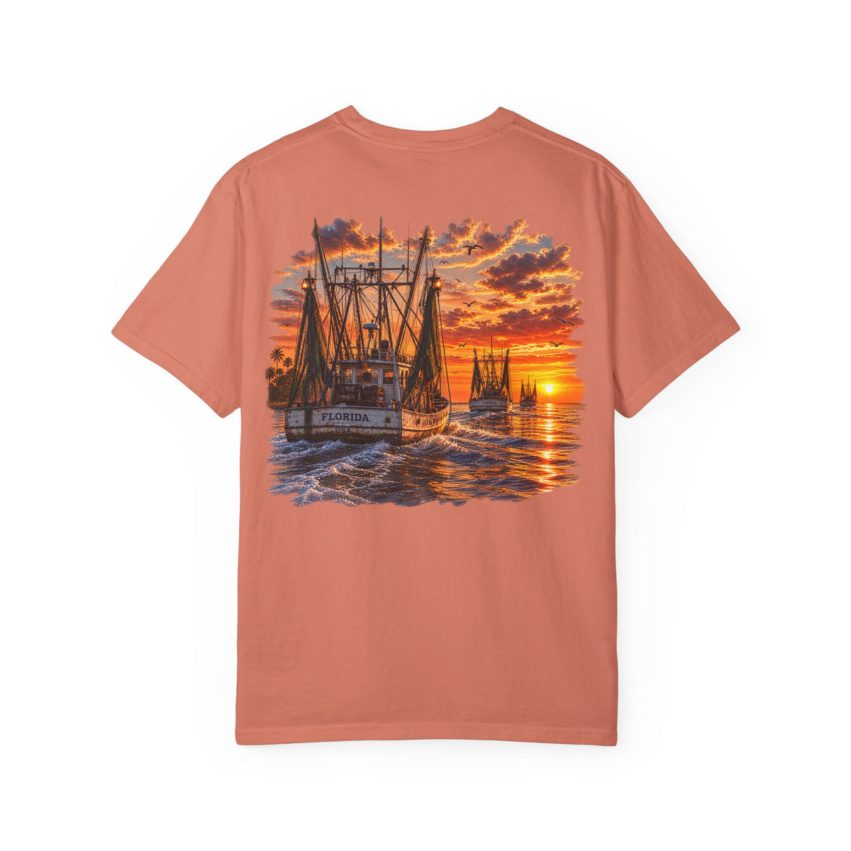 Sawgrass Signature- Shrimp boats at sunset