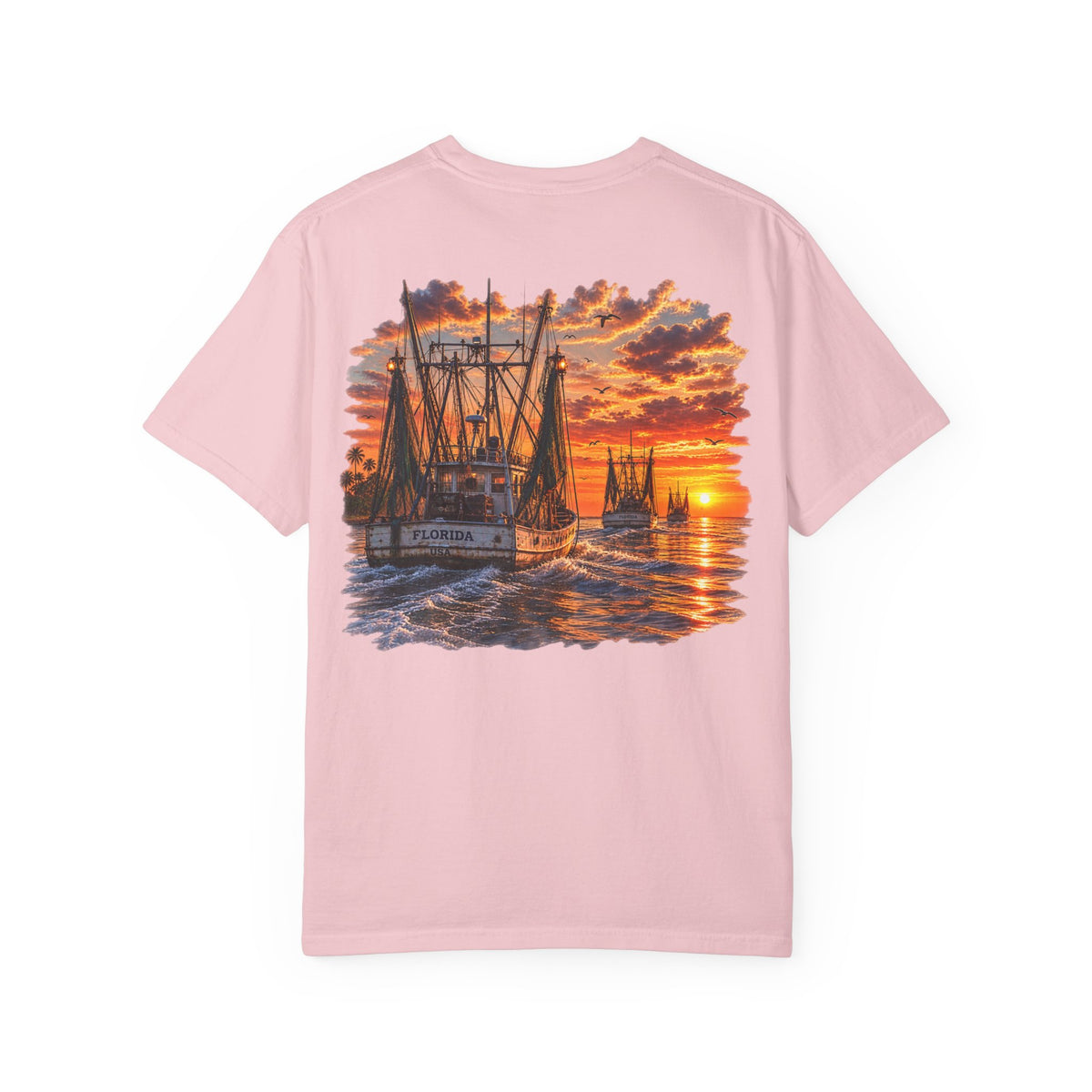 Sawgrass Signature- Shrimp boats at sunset