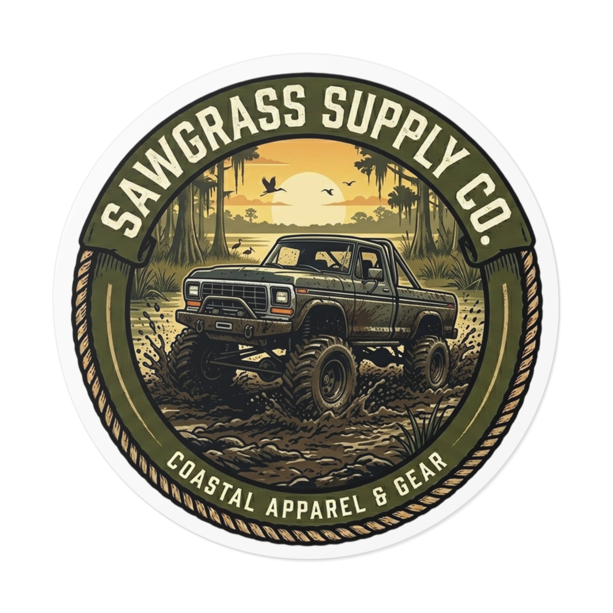 Mudtruckin Vinyl Decal