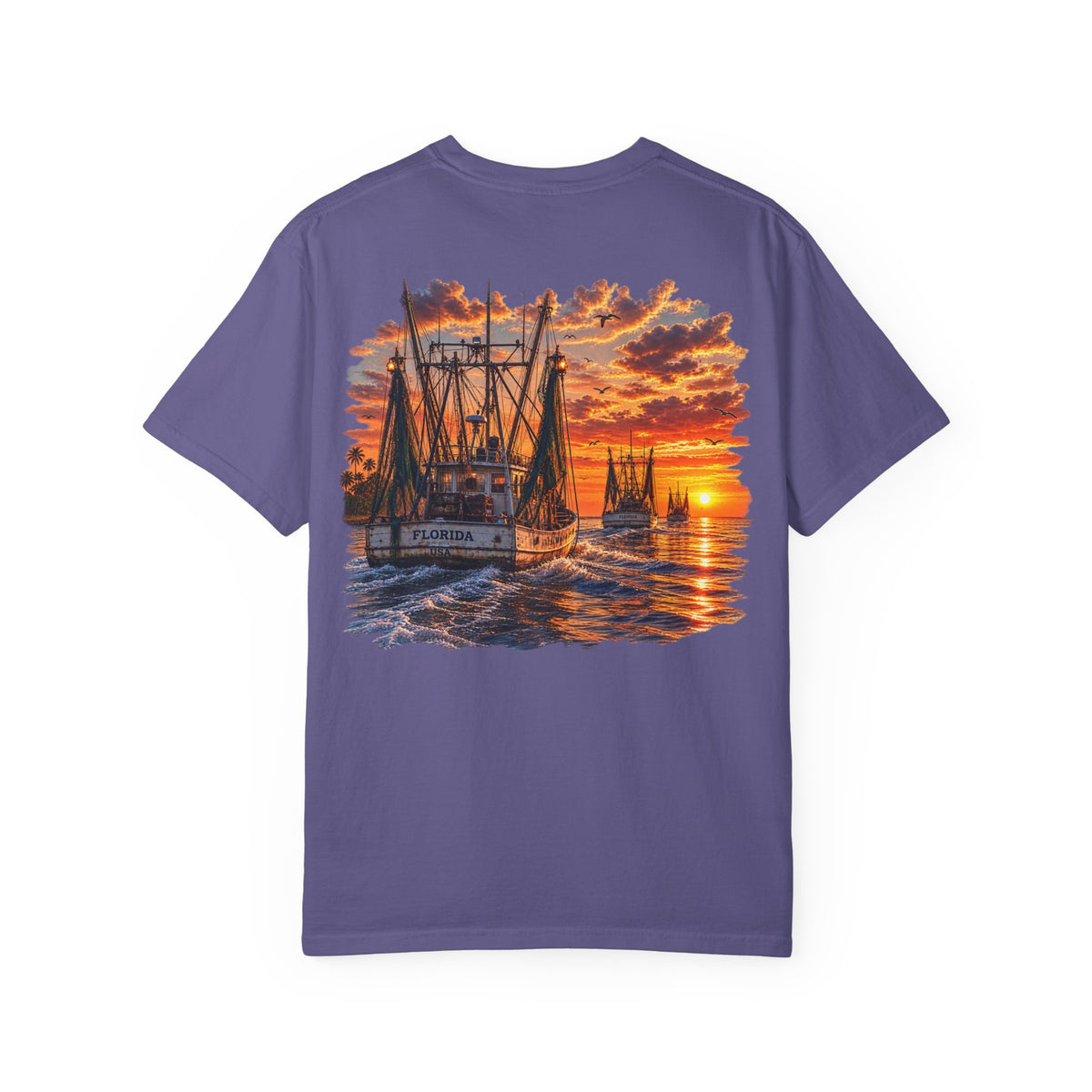 Sawgrass Signature- Shrimp boats at sunset
