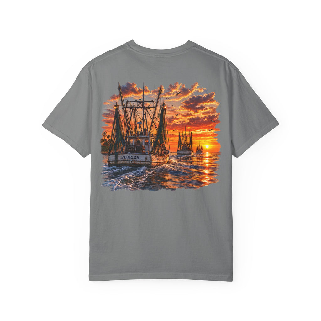 Sawgrass Signature- Shrimp boats at sunset