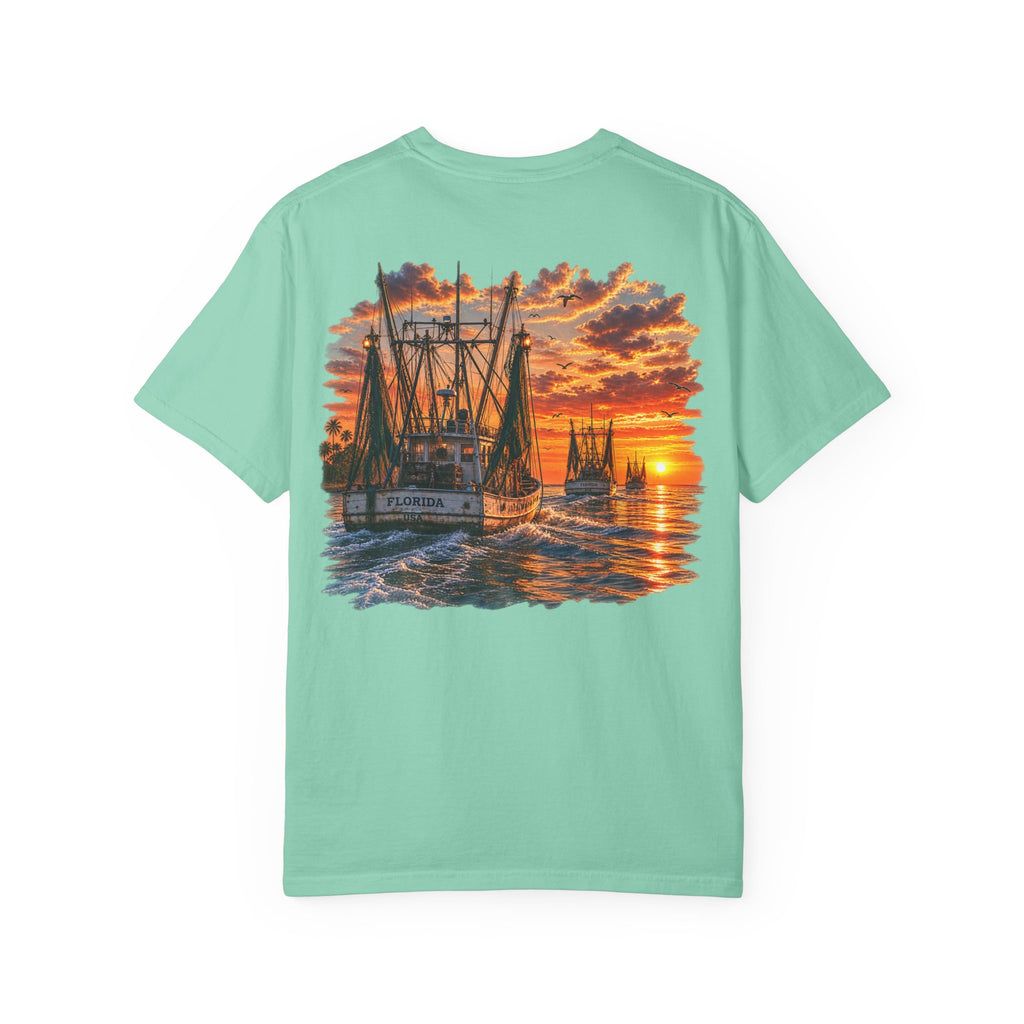 Sawgrass Signature- Shrimp boats at sunset