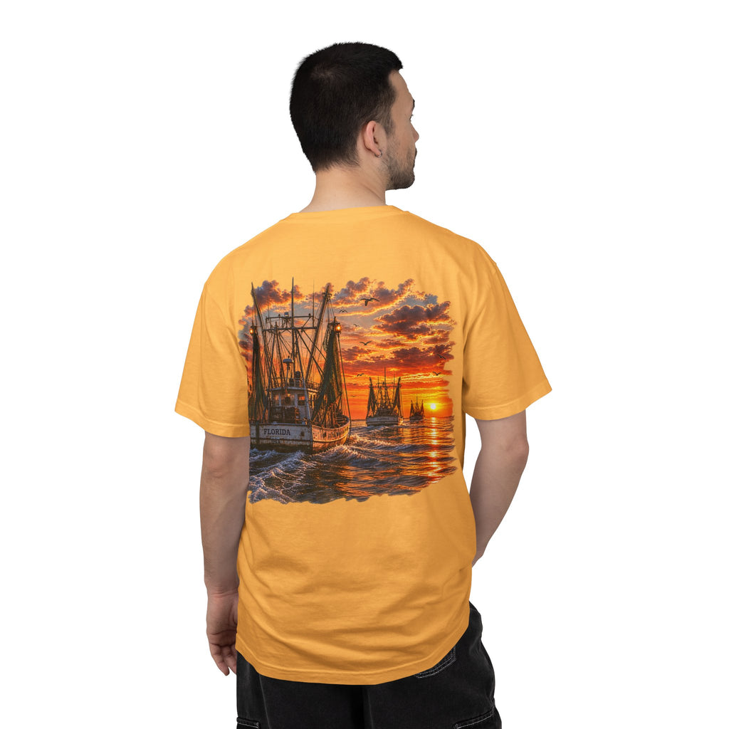 Sawgrass Signature- Shrimp boats at sunset