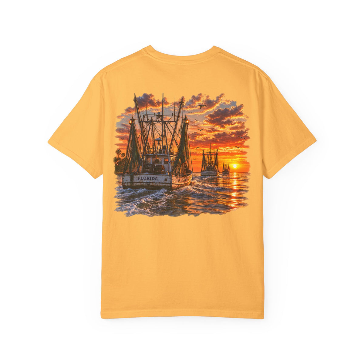 Sawgrass Signature- Shrimp boats at sunset