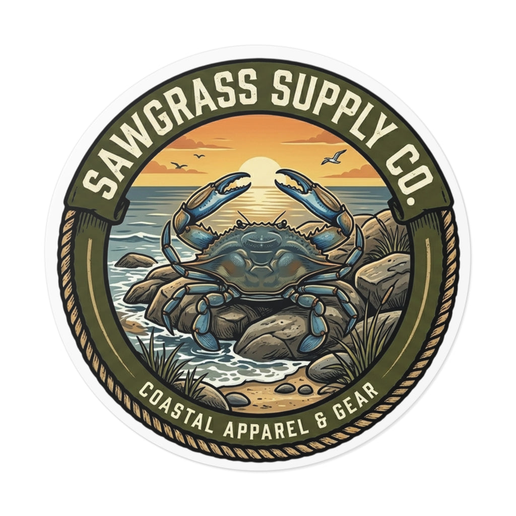 Blue Crab Vinyl Decal