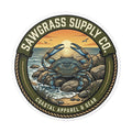 Blue Crab Vinyl Decal