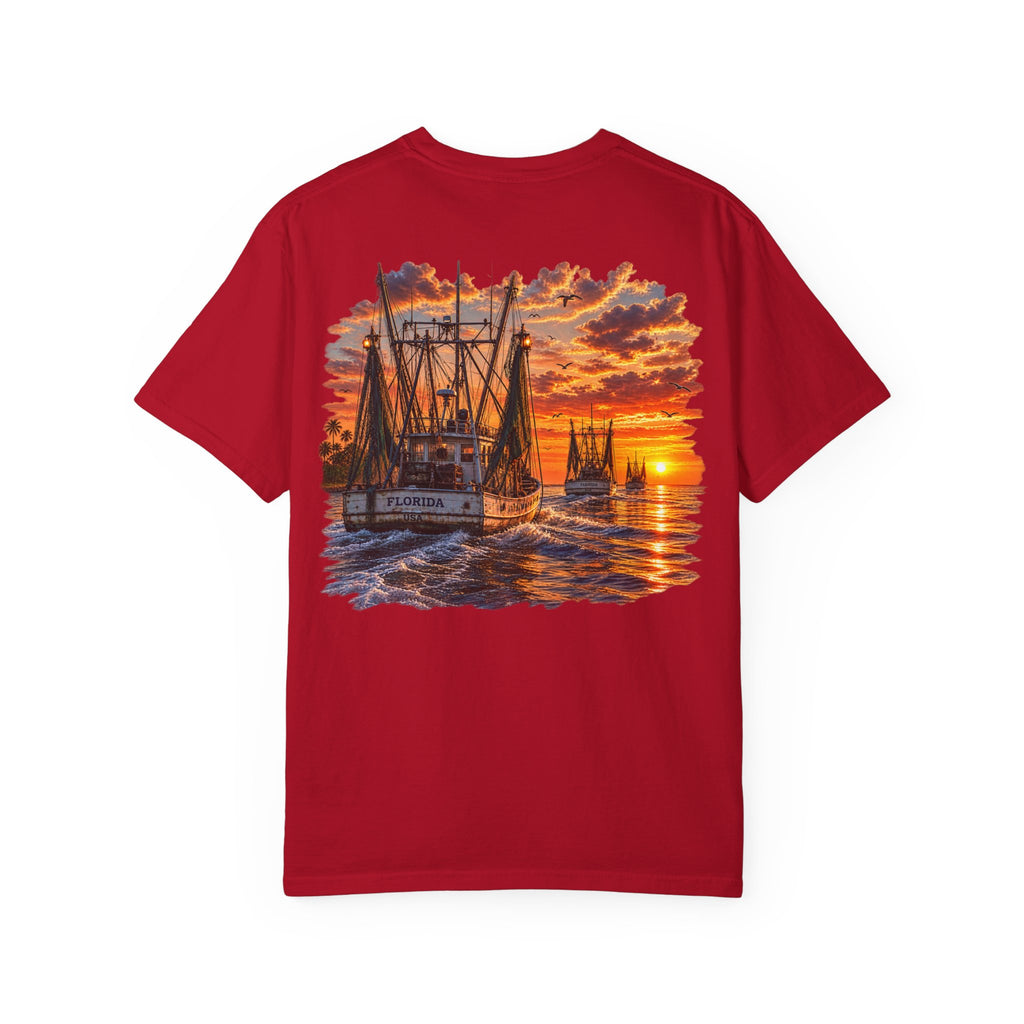 Sawgrass Signature- Shrimp boats at sunset